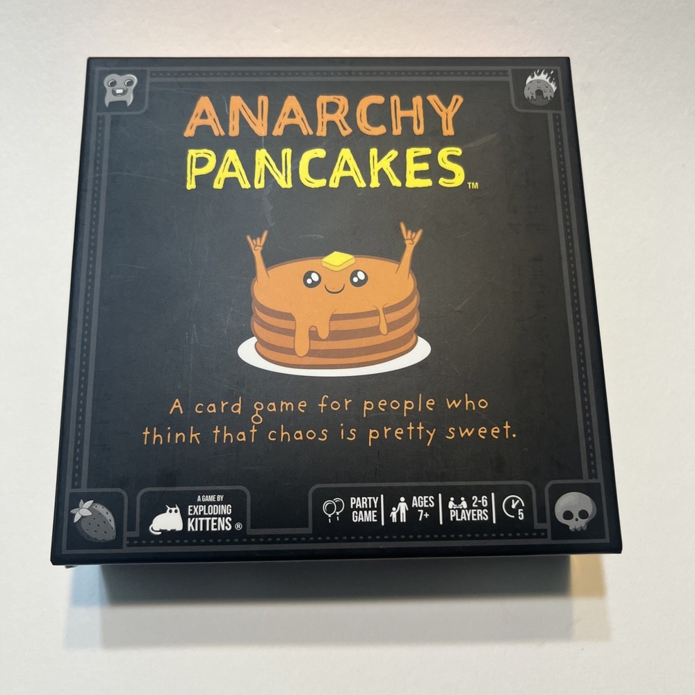 Anarchy Pancakes - By Exploding Kittens 2-6 Players‎ Ages 7+ Party Game